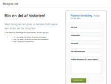 Tablet Screenshot of beregner.net